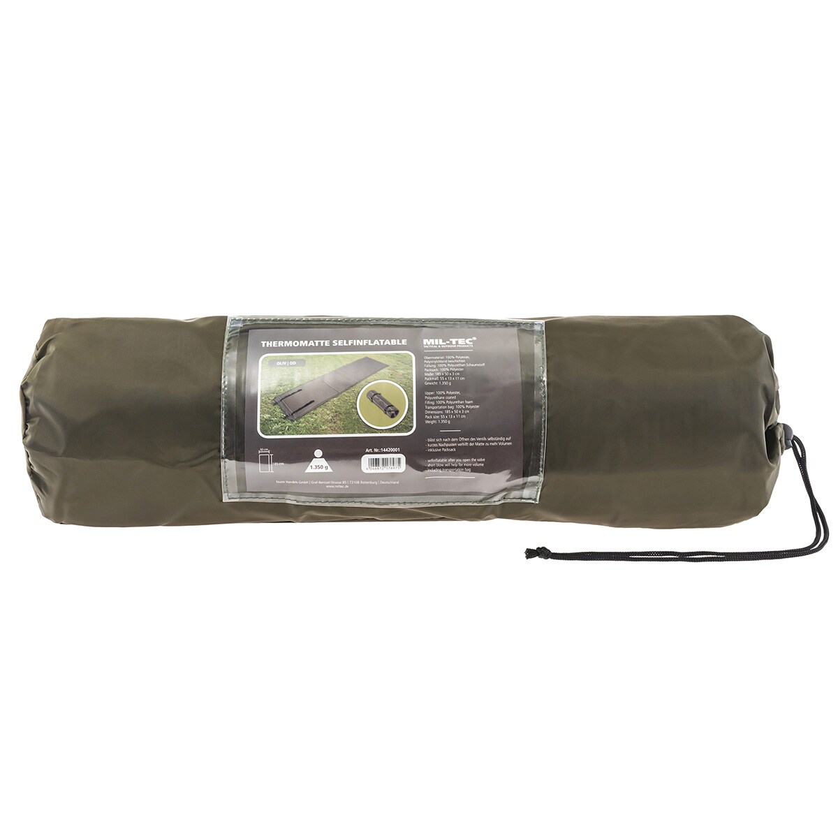 Tapis autogonflant Self Inflatable Mat Mil-Tec - Olive