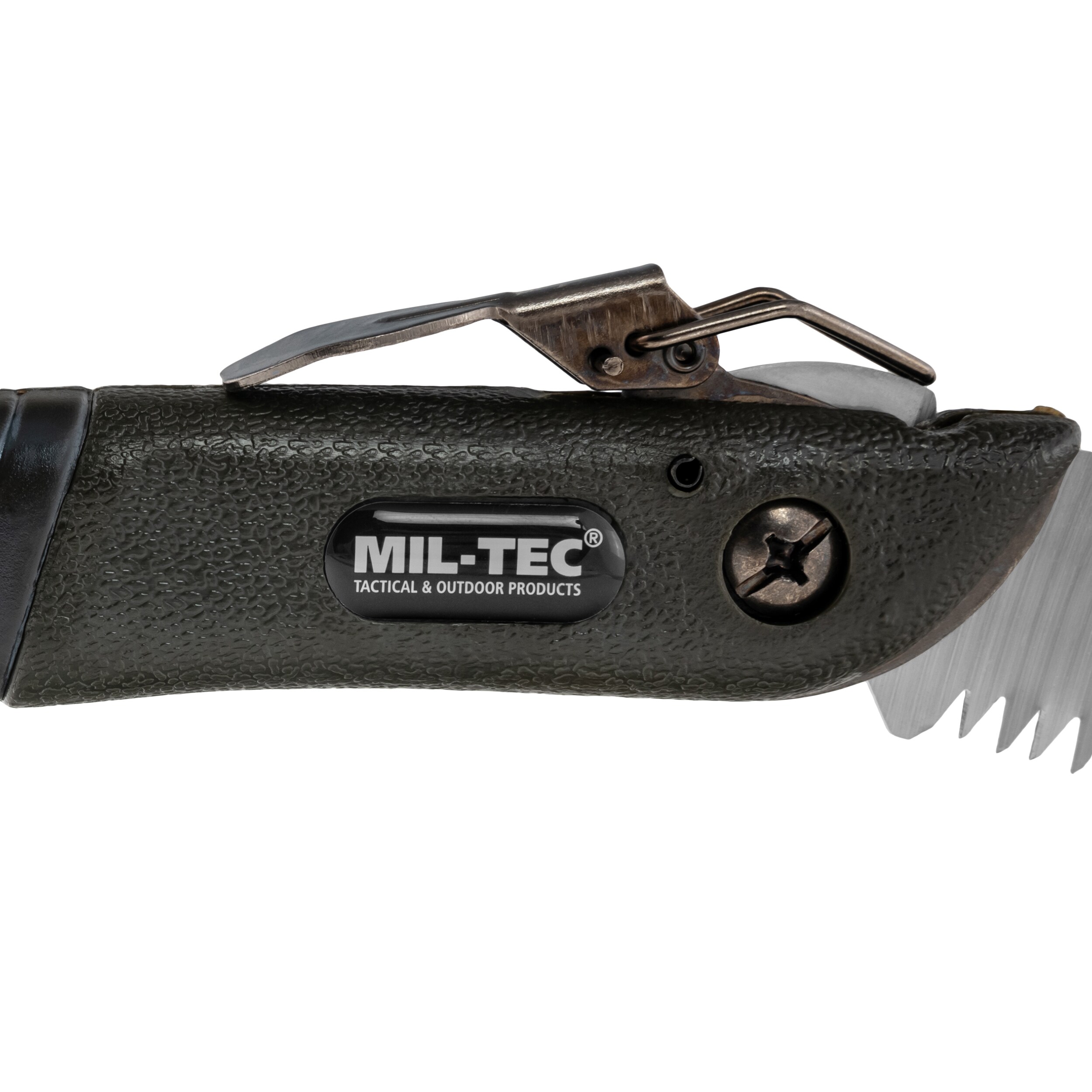 Scie pliable Mil-Tec - acier au carbone - Olive