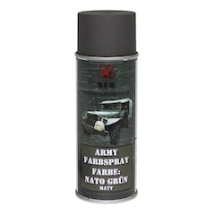 Peinture militaire en spray NATO 400 ml MFH - Green Mat