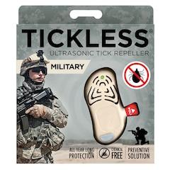 Protection contre les tiques par ultrasons Military - pour humain TickLess - Beige