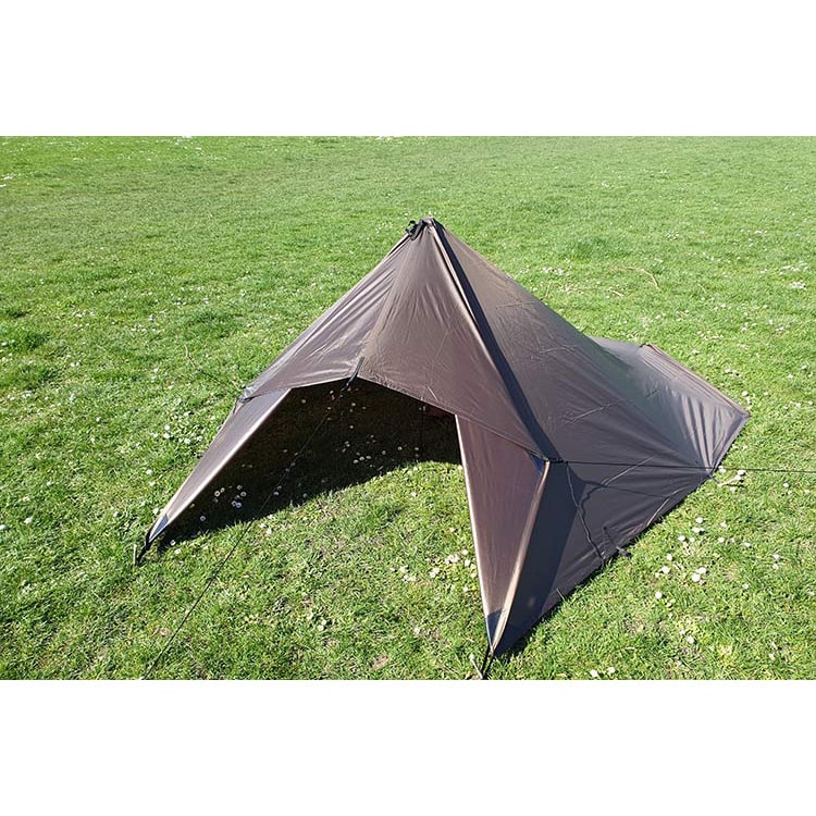 Bâche de bivouac Tarp 3x3  DD Hammocks - Coyote Brown