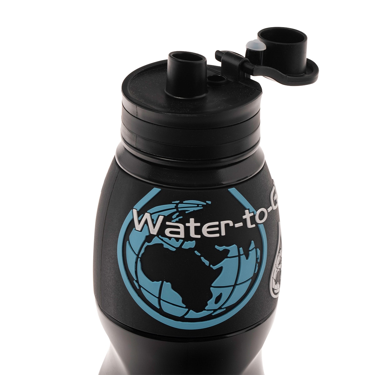 Bouteille avec filtre 750 ml Water-to-go - Black