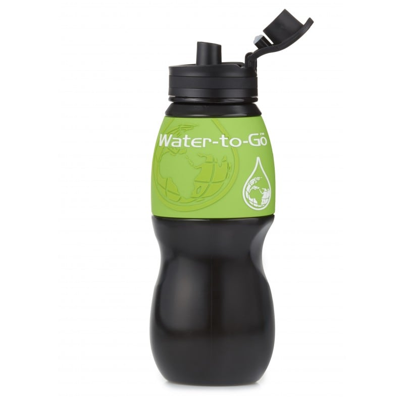 Bouteille avec filtre 750 ml Water-to-go - Green