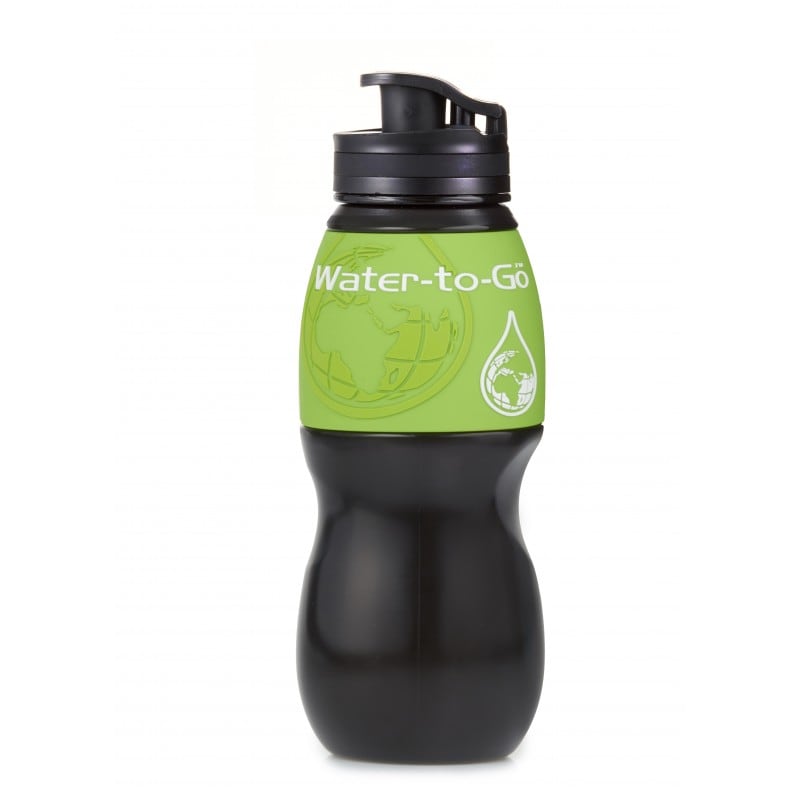 Bouteille avec filtre 750 ml Water-to-go - Green