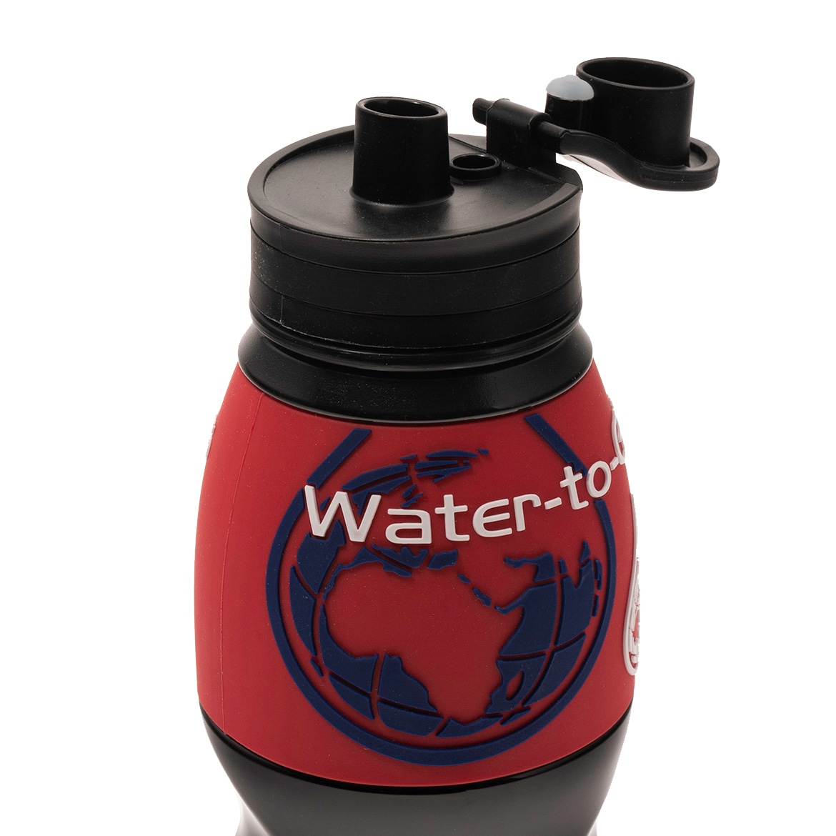 Bouteille avec filtre 750 ml Water-to-go - Red