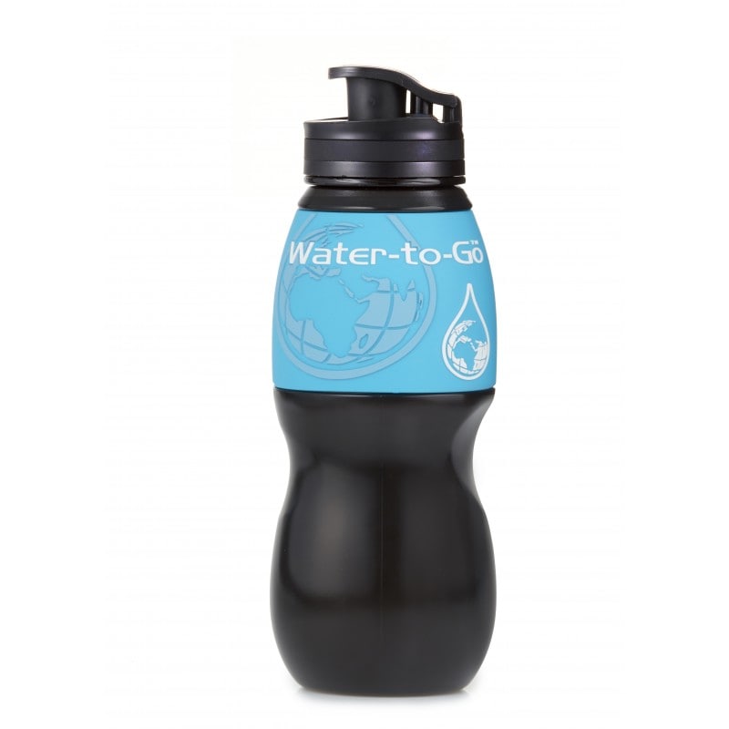 Bouteille avec filtre 750 ml Water-to-go - Blue