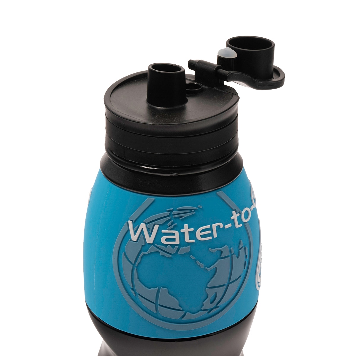 Bouteille avec filtre 750 ml Water-to-go - Blue