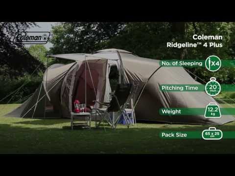 Tente 4 personnes Ridgeline 4 Plus Coleman