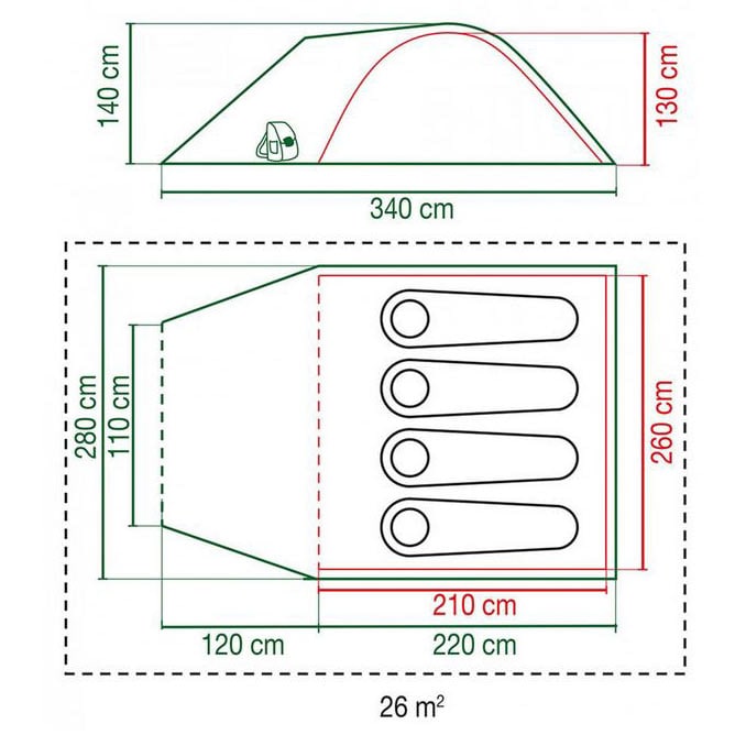 Tente 4 personnes Kobuk Valley 4 Plus ST Coleman 