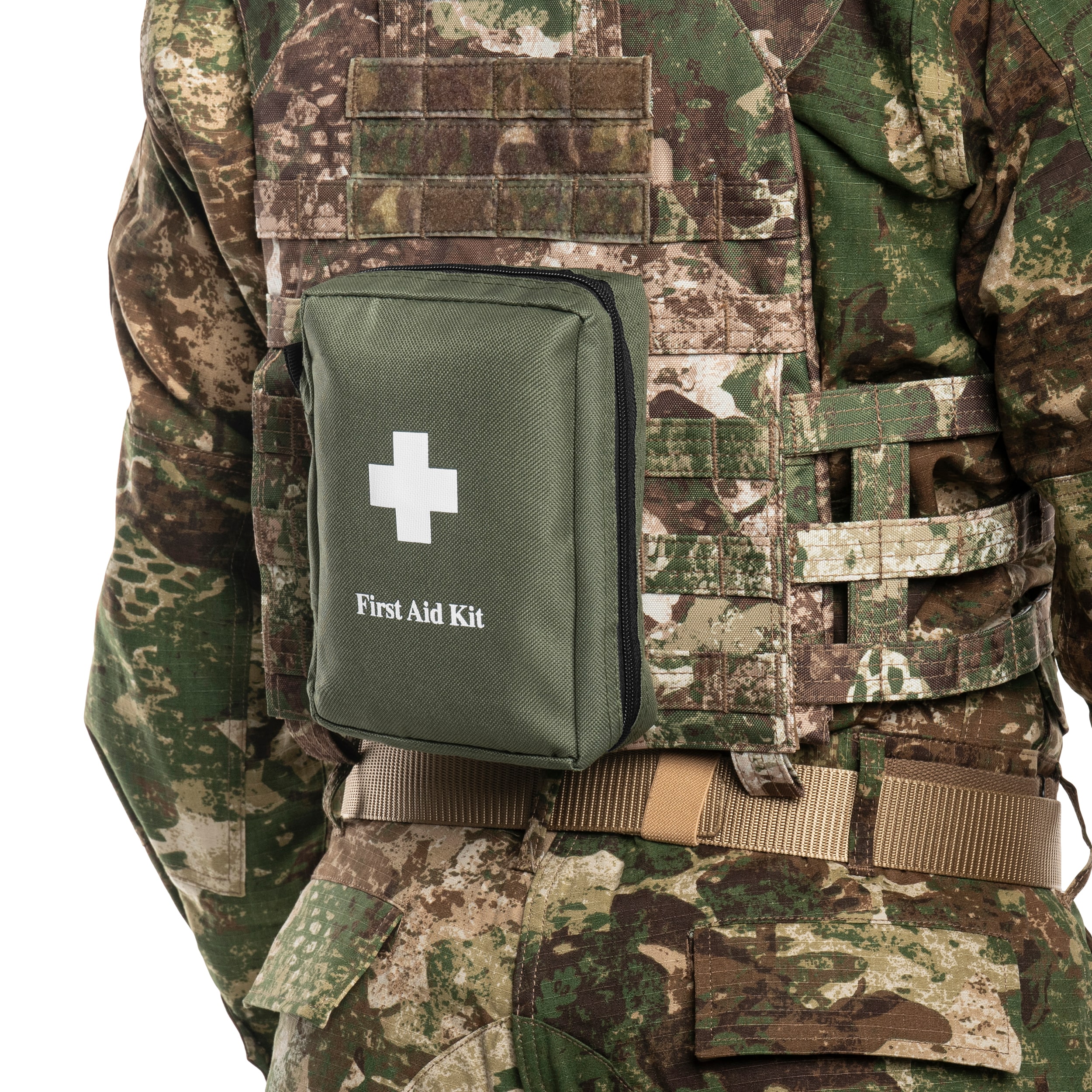 Trousse de premiers secours MOLLE First Aid Kit Large Mil-Tec - Olive