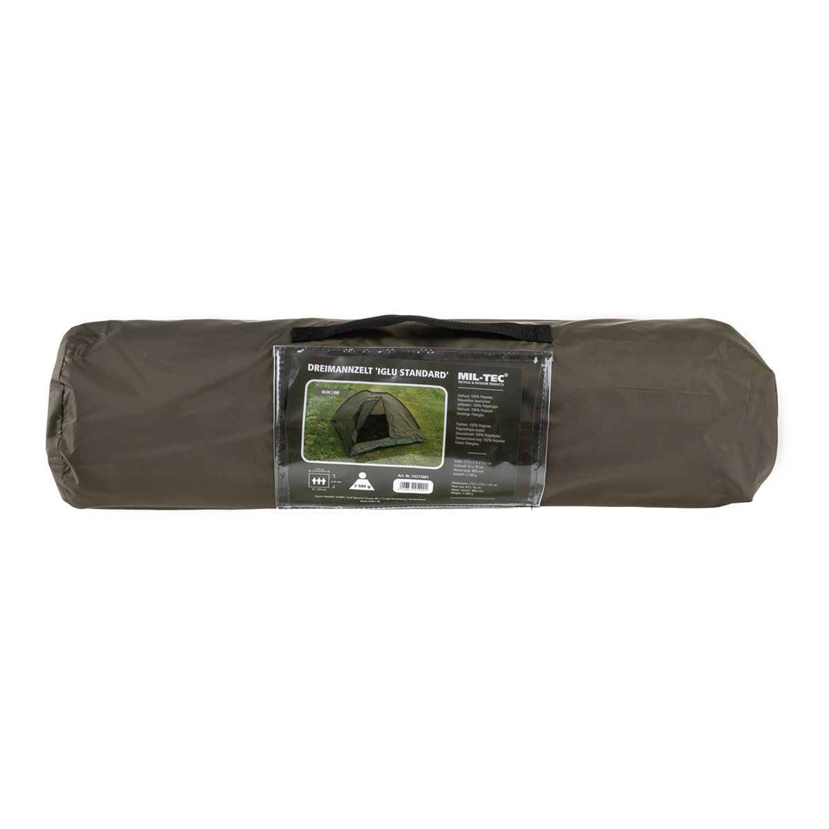 Tente 3 personnes Iglu Standard Mil-Tec - Olive