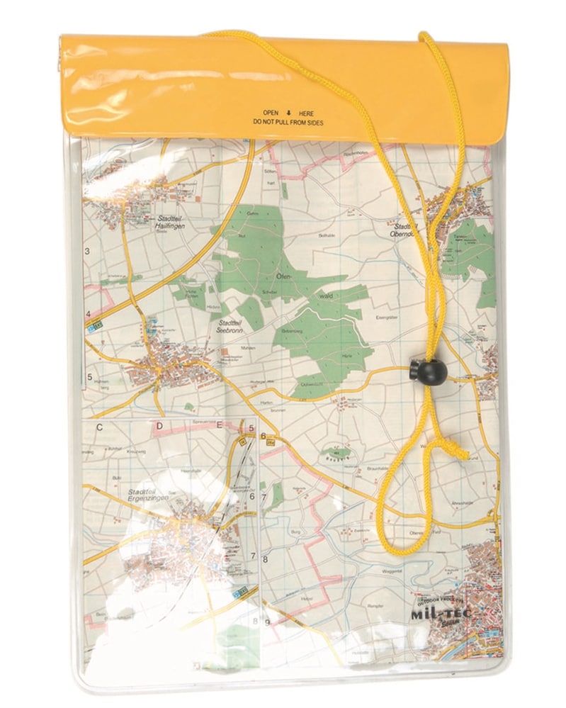 Étui étanche 260x350 mm Mil-Tec - Yellow
