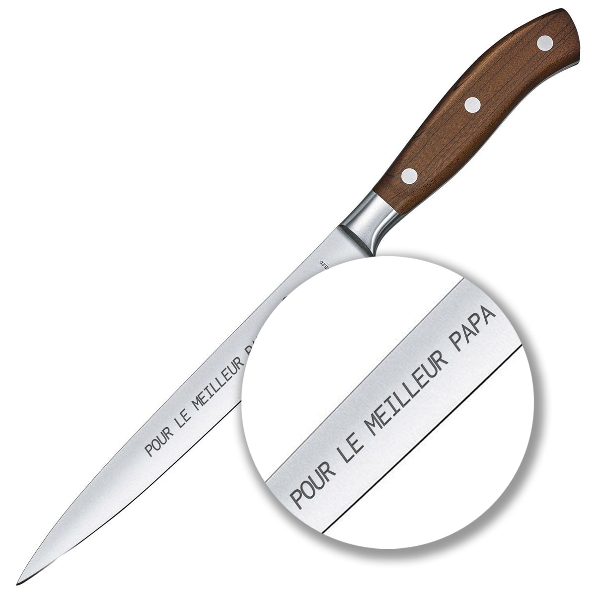 Couteau de cuisine - couteau à fileter 20 cm  Grand Maitre Wood Victorinox