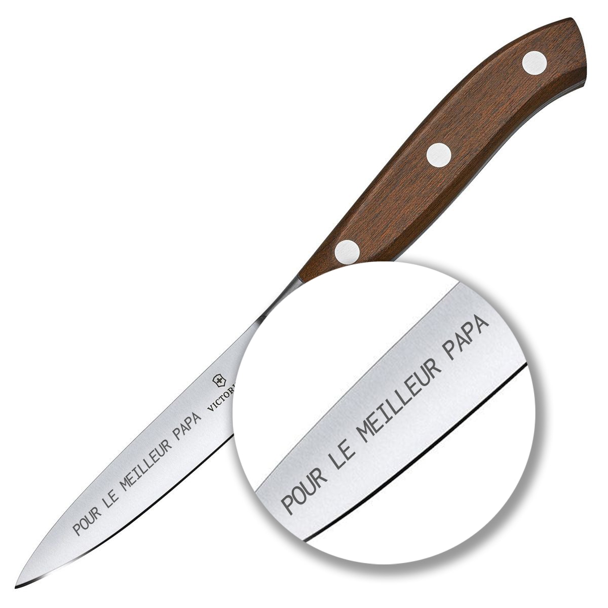 Couteau de cuisine - couteau universel 10 cm  Grand Maitre Wood Victorinox