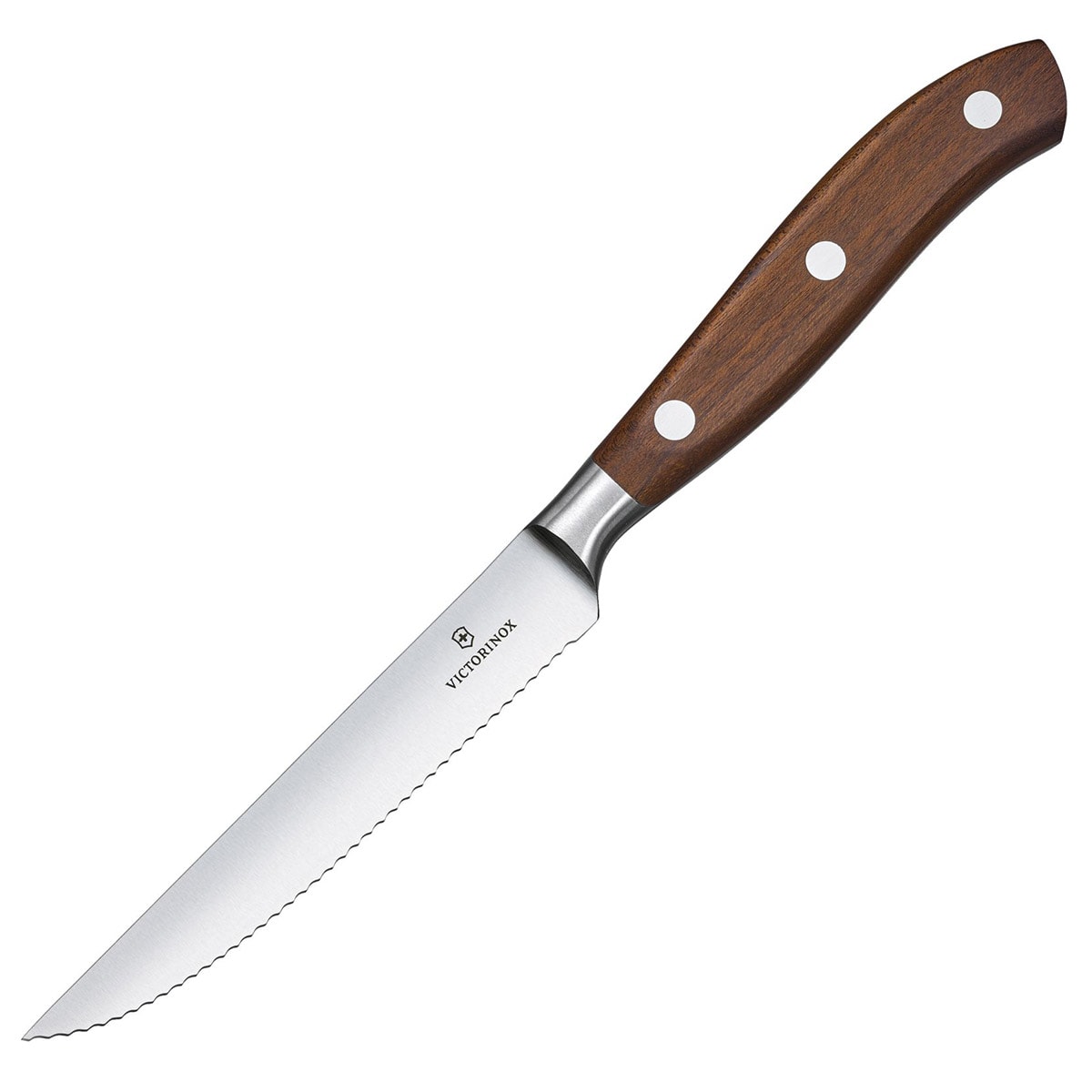 Couteau de cuisine - couteau à steak 12 cm  Grand Maitre Wood Victorinox