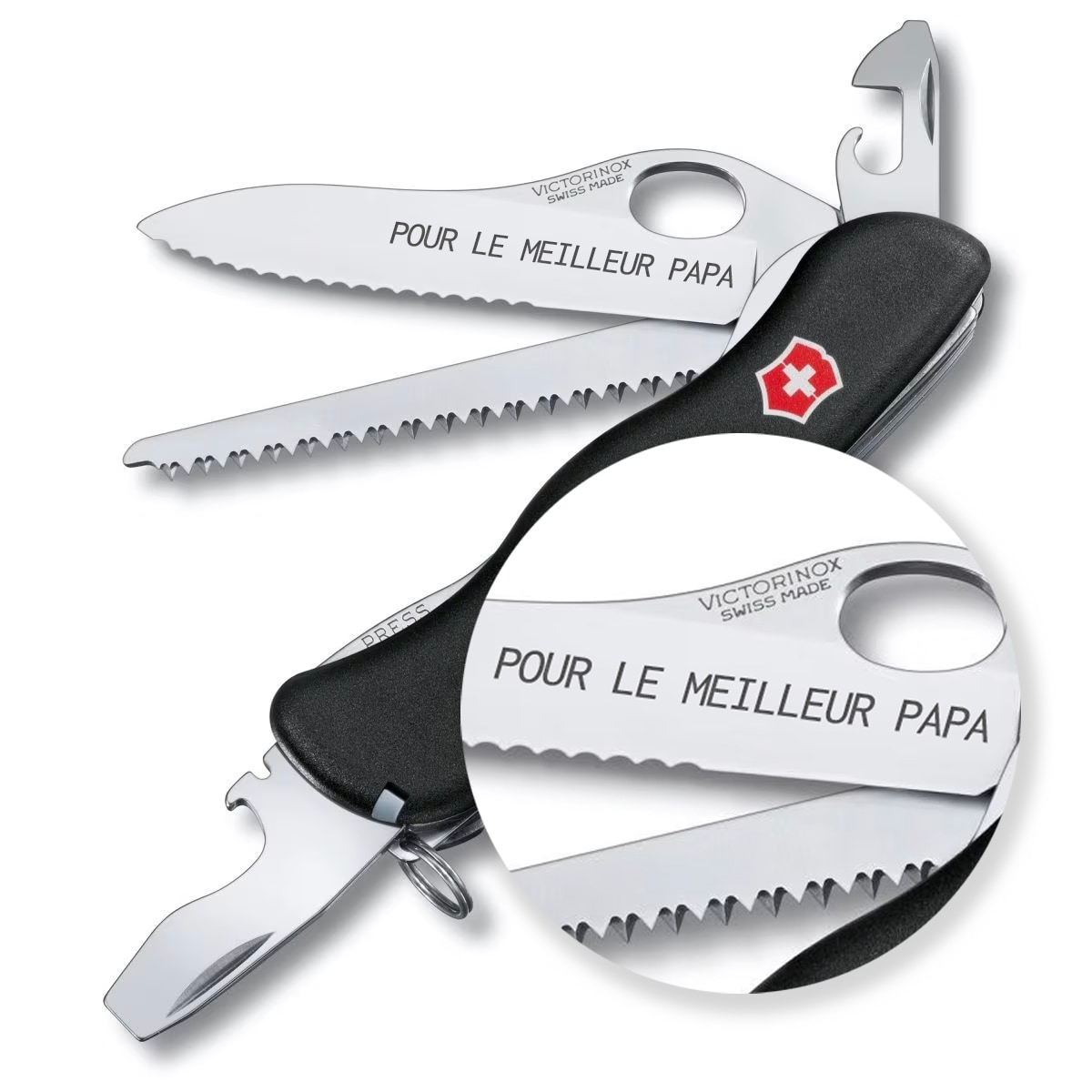 Couteau de poche Trailmaster One Hand Victorinox - Black