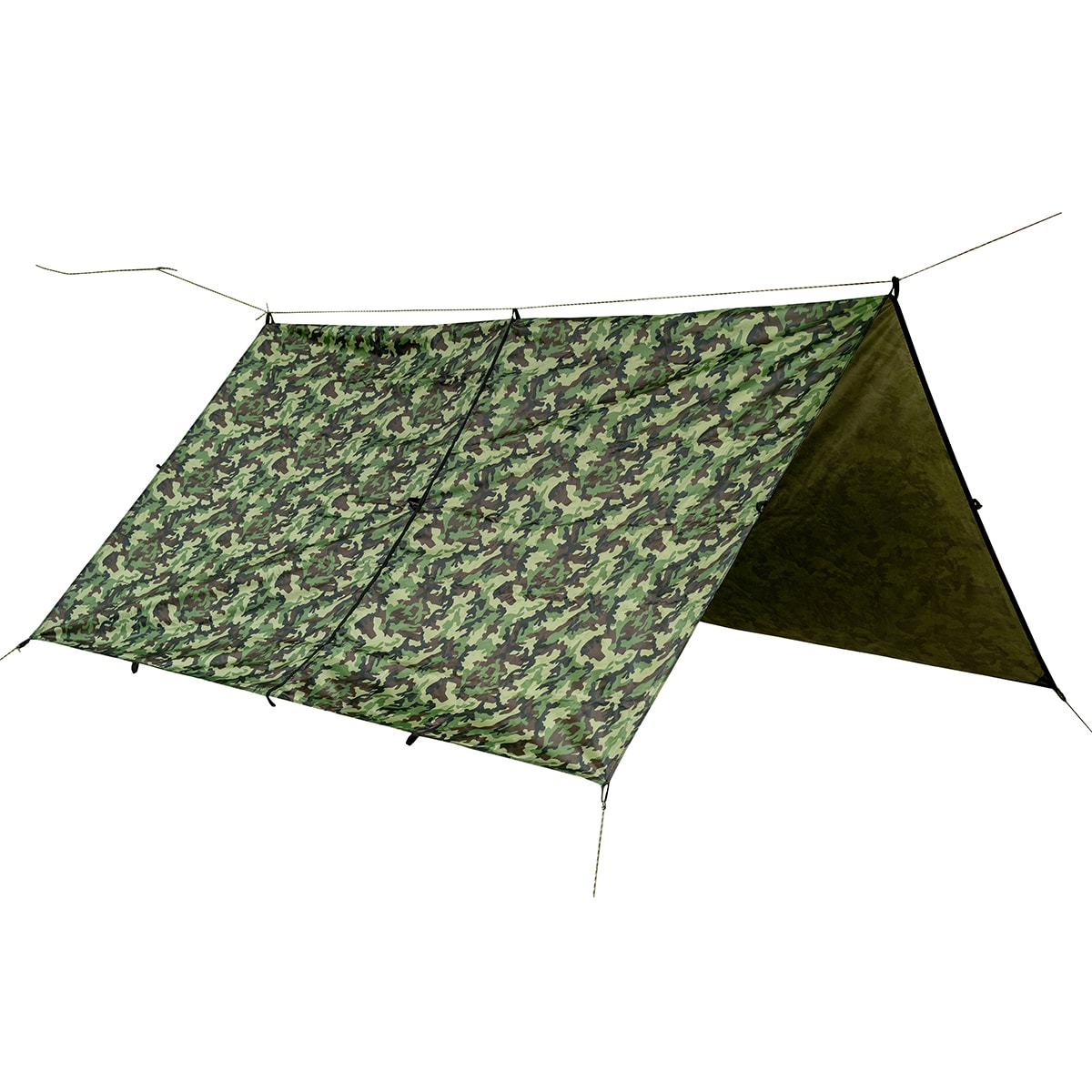 Bâche de bivouac avec isolation thermique Thermo Tarp Bushmen 2x3 Camo