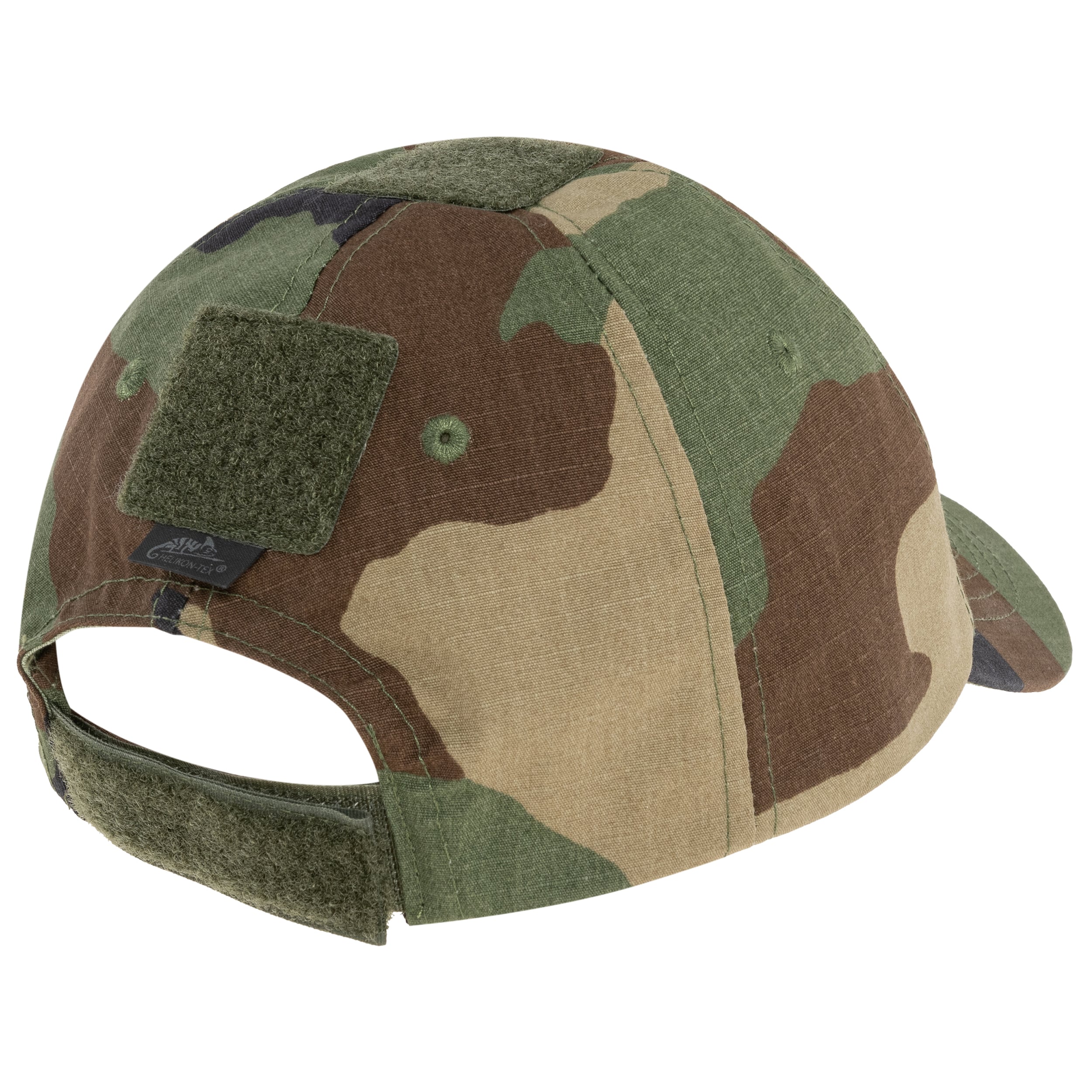 Casquette avec velcro PolyCotton Rip-Stop Helikon - US Woodland