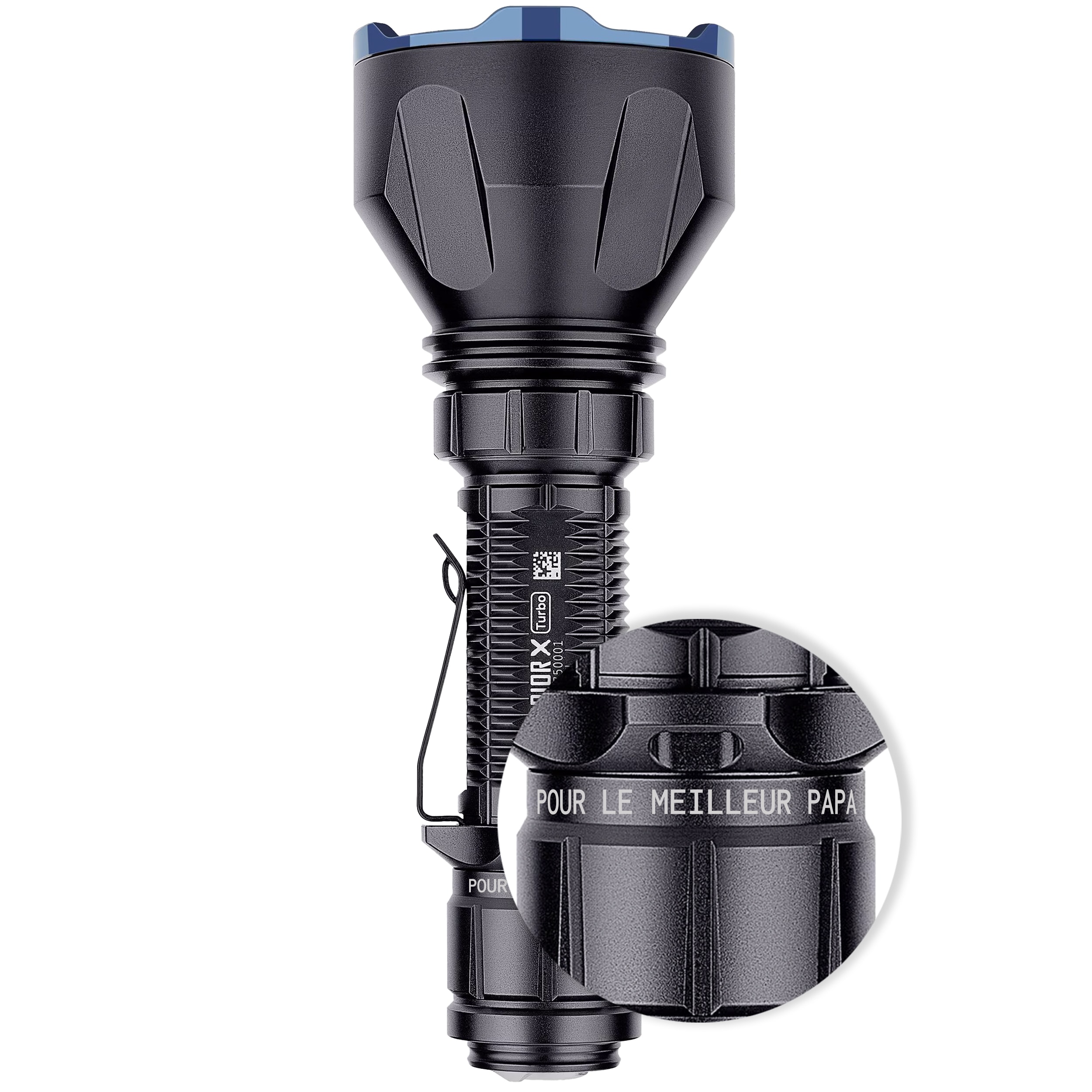 Lampe de poche tactique Warrior X Turbo - 1100 lumens, portée 1000 m Olight 