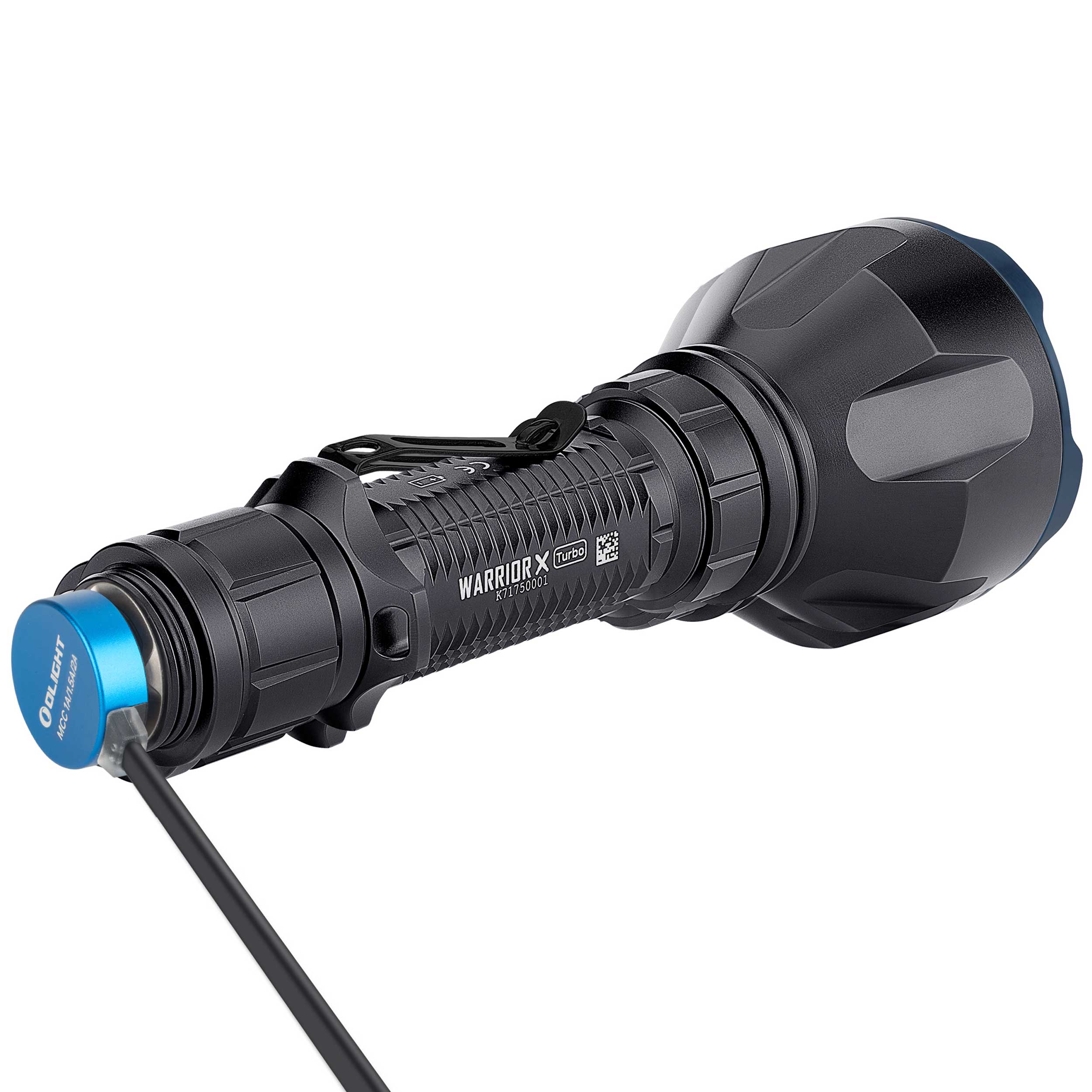 Lampe de poche tactique Warrior X Turbo Black - 1100 lumens Olight