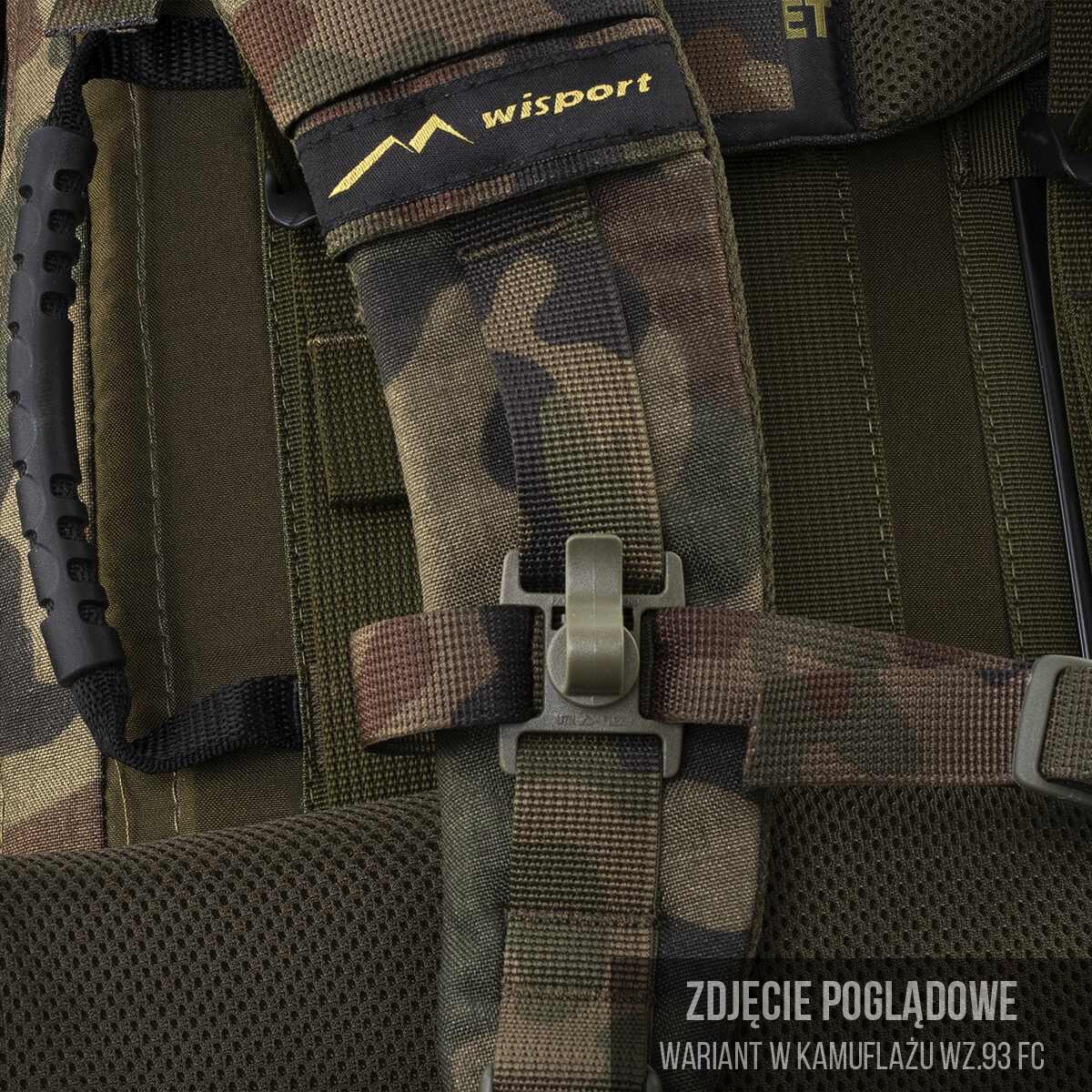 Sac à dos Raccoon 65 L Wisport - wz.93 Pantera PL Woodland