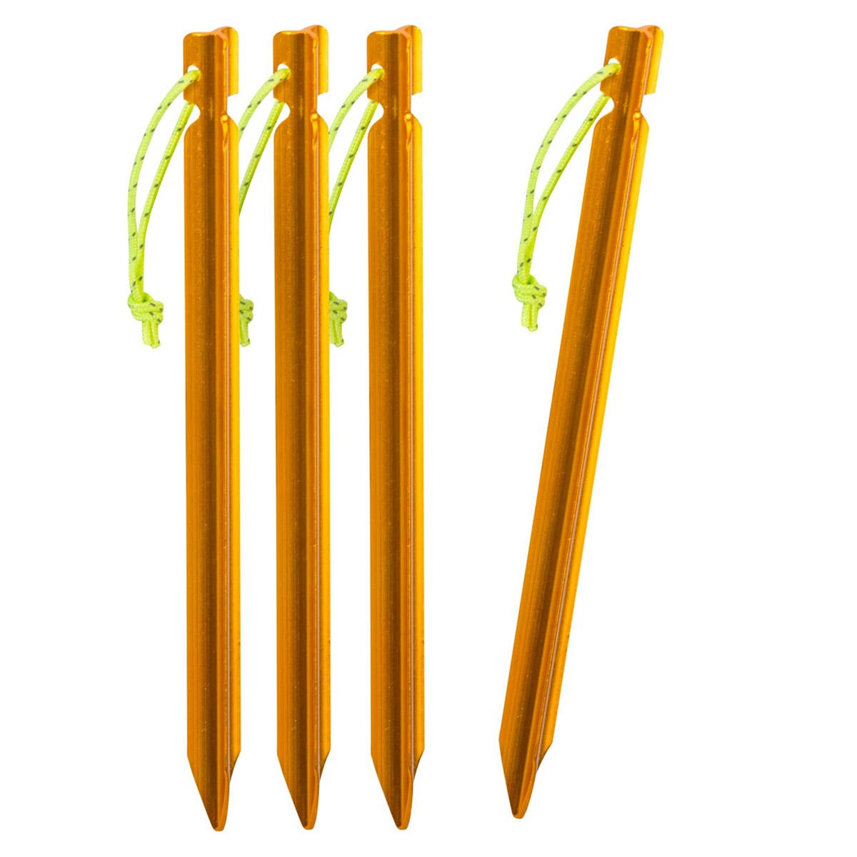 Piquet pour bâche de bivouac 18 cm 4 pcs. - Orange