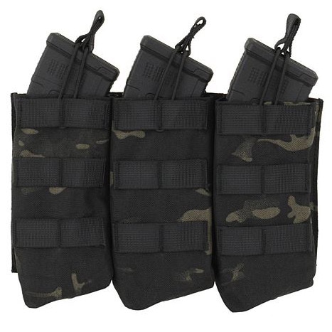 Triple pochette ouverte 8Fields pour chargeurs 7,62 mm - MB