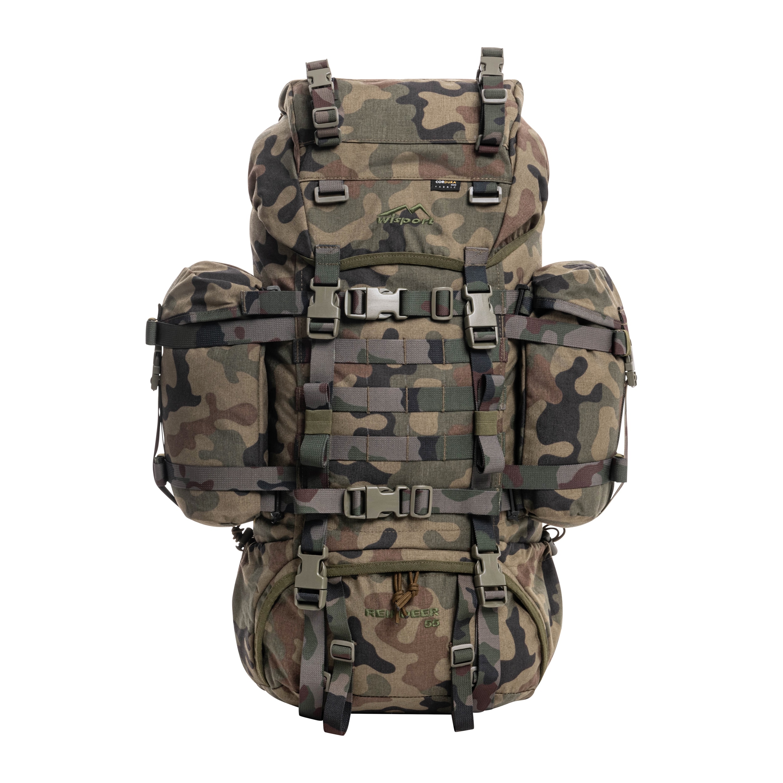 Sac à dos Reindeer 55 L Wisport - wz.93 Pantera PL Woodland