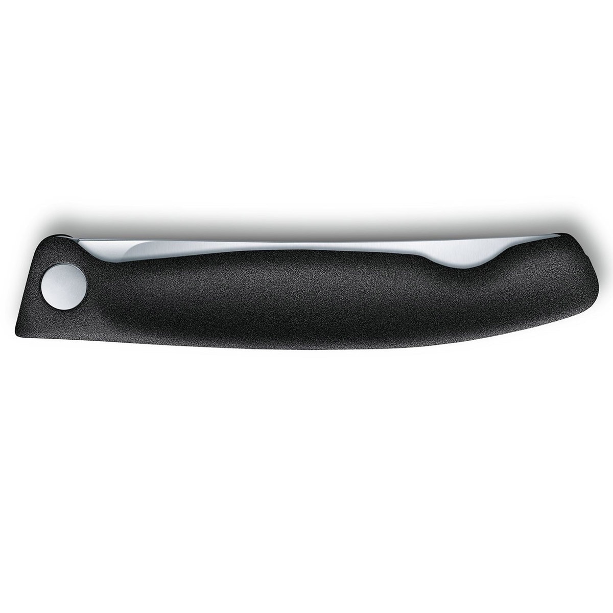 Couteau de cuisine pliant - lame lisse avec pointe arrondie Victorinox - Black