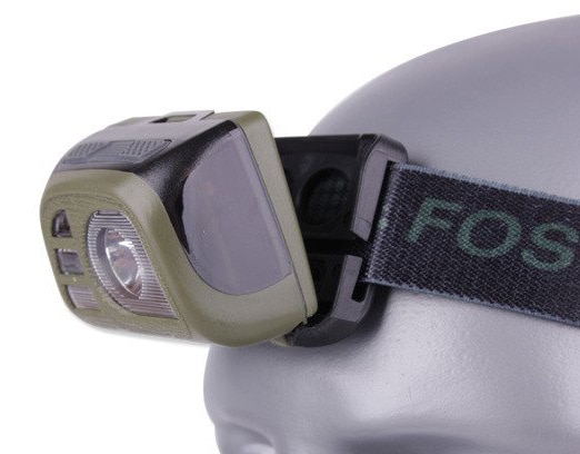 Lampe frontale Tactical Headlamp - 140 lumens Fosco - Olive