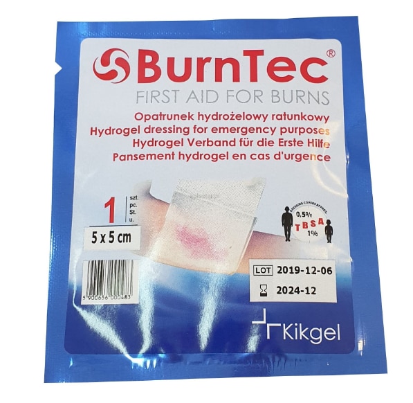 Hydrogel 5x5 cm BurnTec