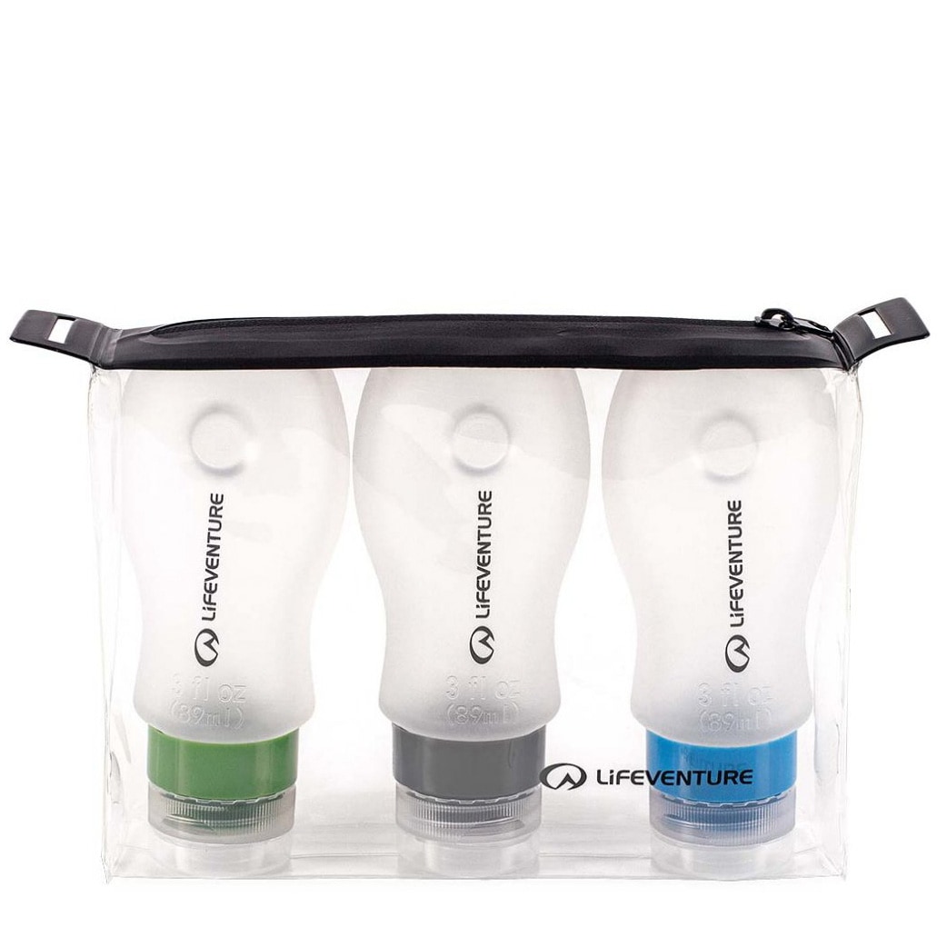 Bouteilles de voayage Silicone Bottle Set Lifeventure 