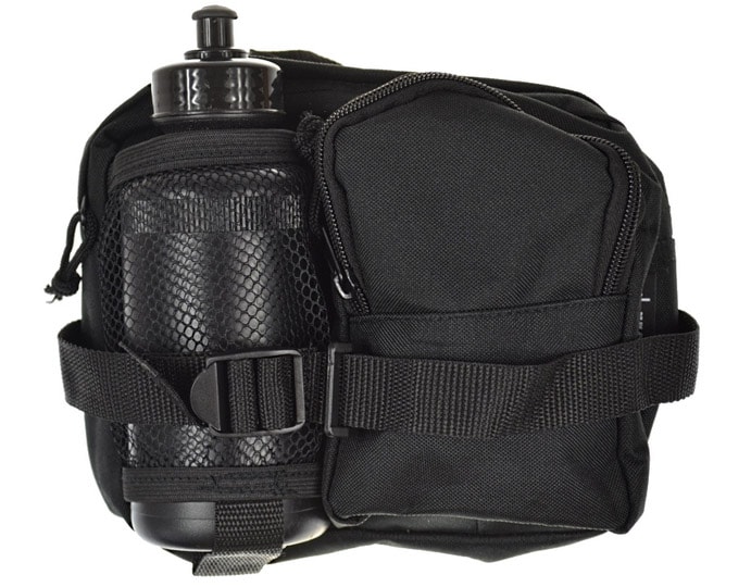 Sac à hanches avec gourde Trekker Mil-Tec  - Black