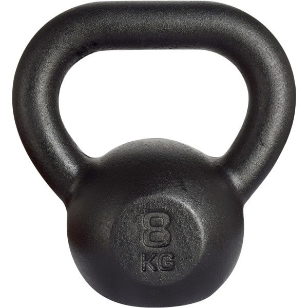 Kettlebell en fonte 8 kg Kawmet