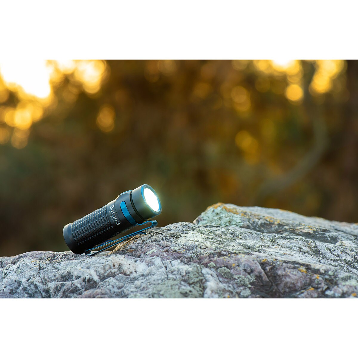 Lampe de poche rechargeable Baton 3 - 1200 lumens Olight - Black