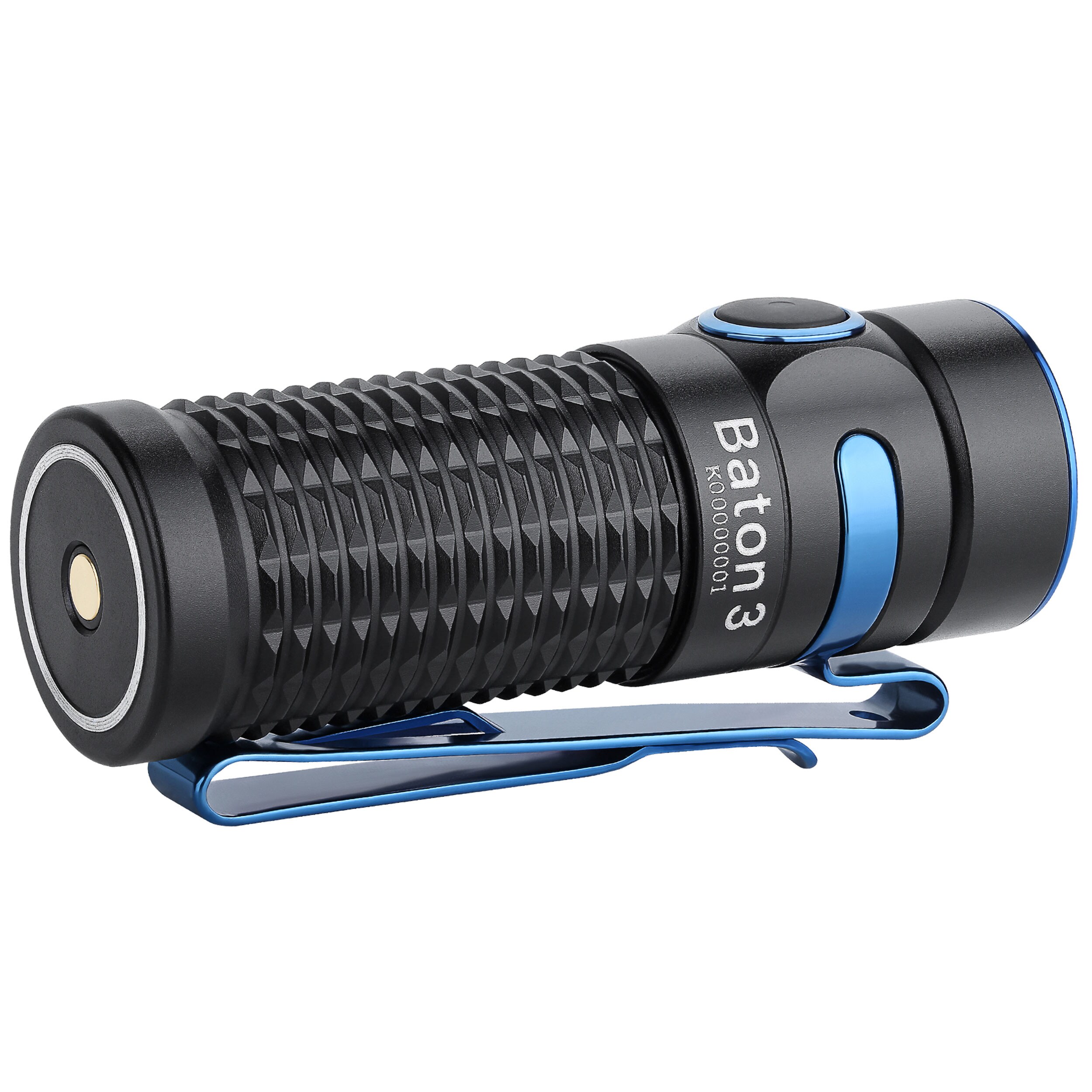 Lampe de poche rechargeable Baton 3 - 1200 lumens Olight - Black