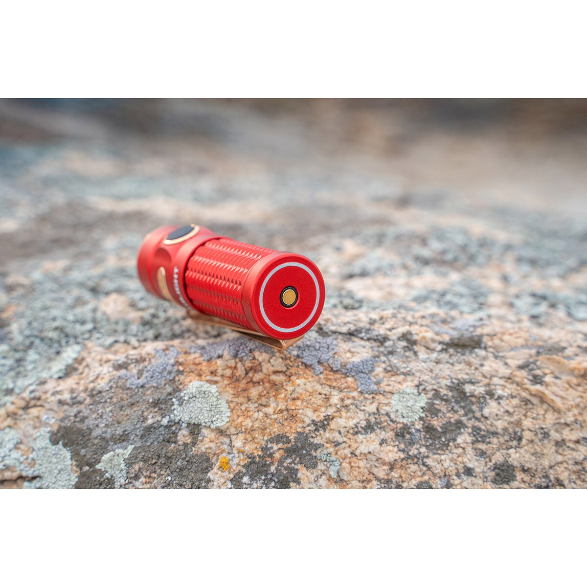 Lampe de poche rechargeable Baton 3 1200 lumens Olight - Red 