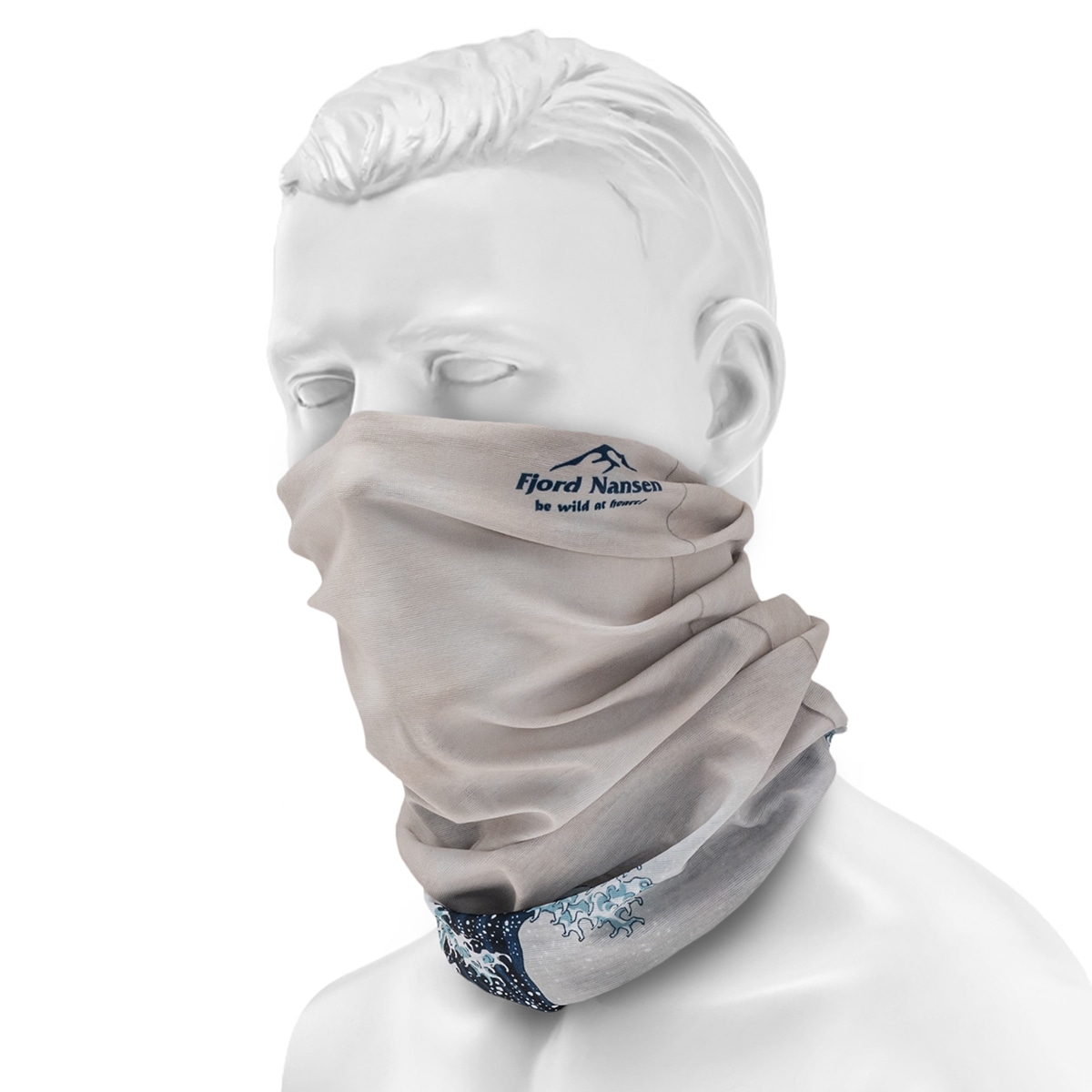 Foulard de protection Wave Beige 8en1 Fjord Nansen
