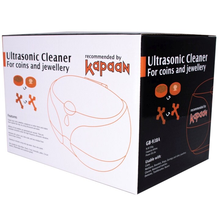 Nettoyeur de pièces et de bijoux à ultrasons Kapaan