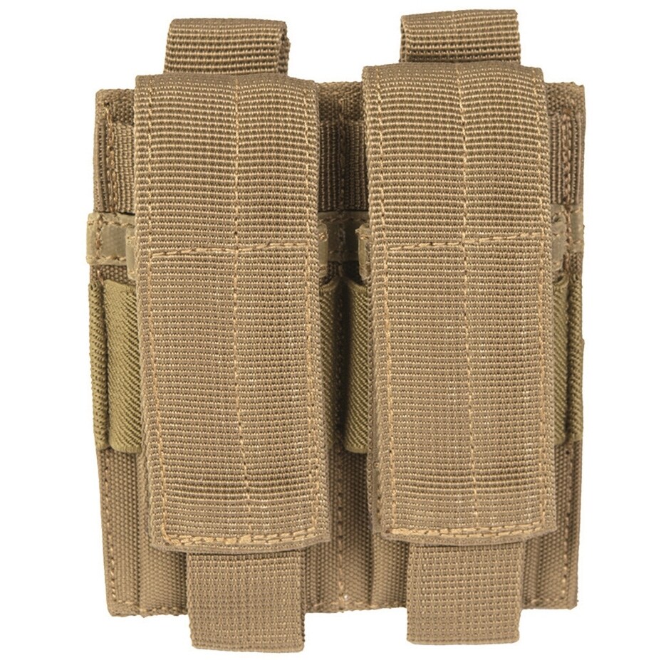 Pochette pour 2 petits chargeurs Mil-Tec - Coyote