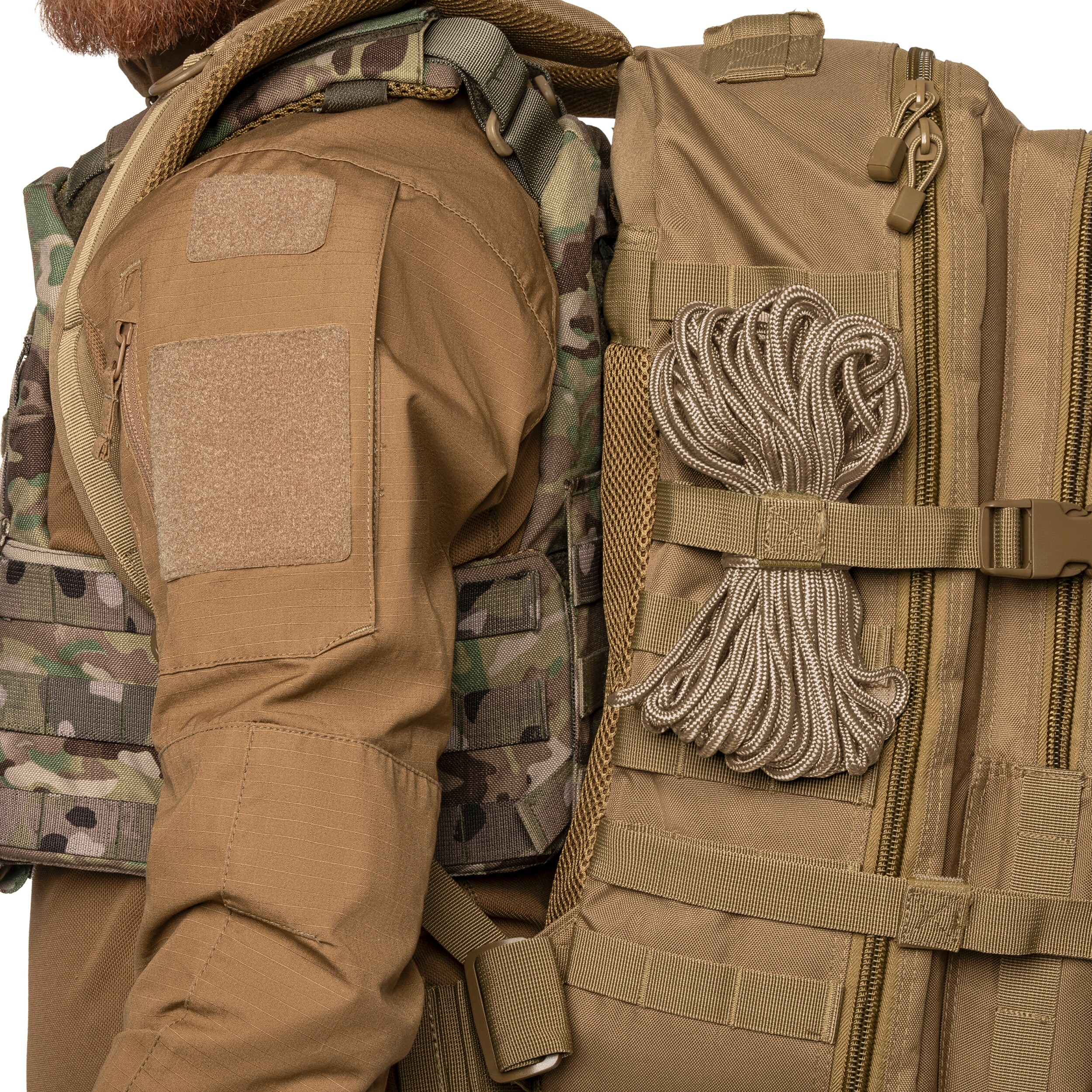 Corde Commando 5 mm x 15 m Mil-Tec - Coyote Brown