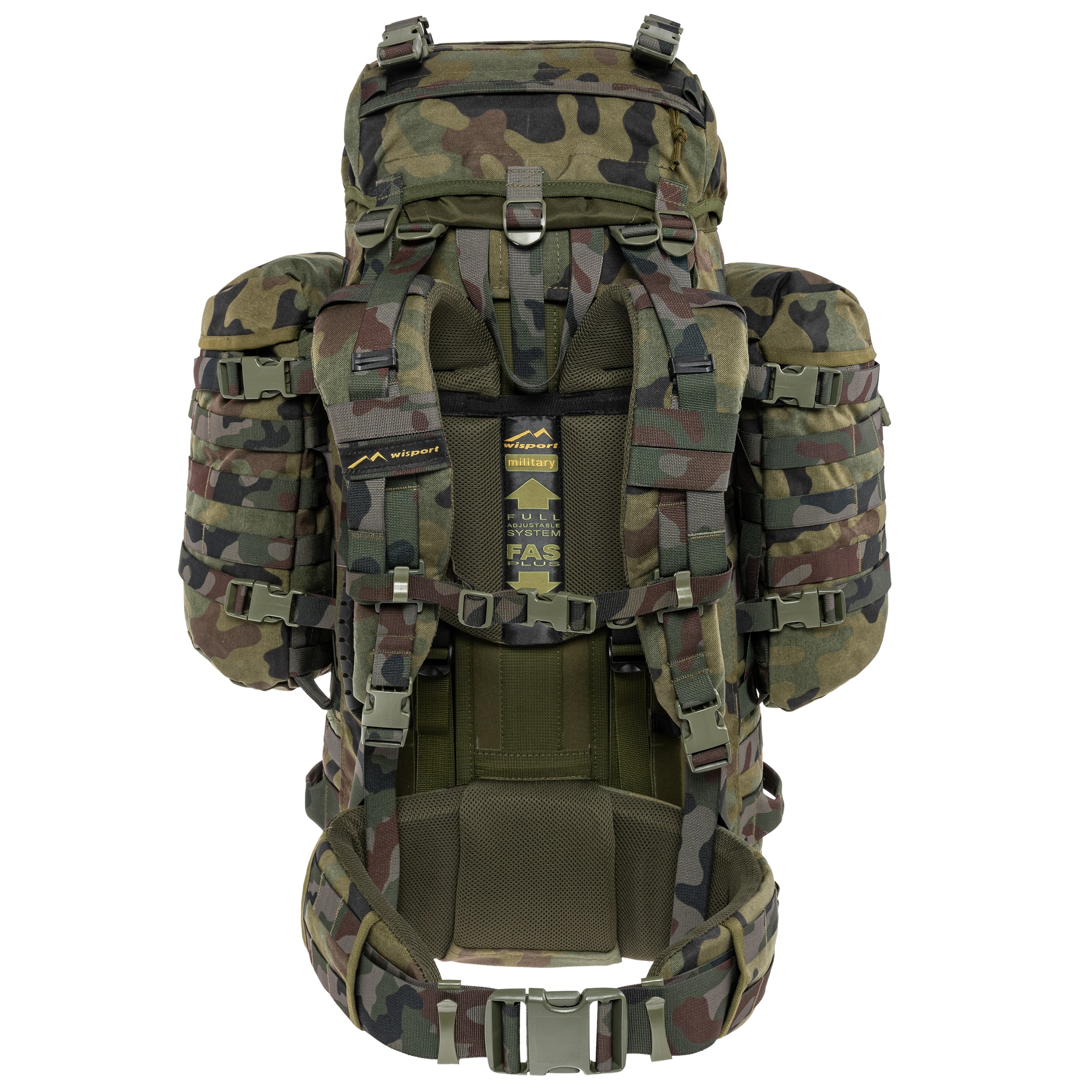 Sac à dos Wildcat 65 L Wisport - wz.93 Pantera PL Woodland
