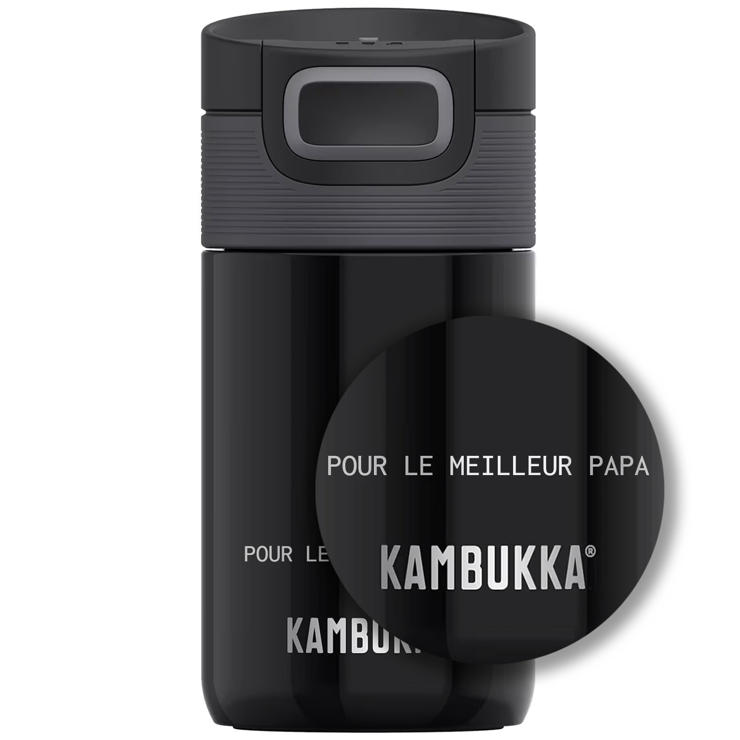 Mug thermique Etna 300 ml Kambukka - Black 