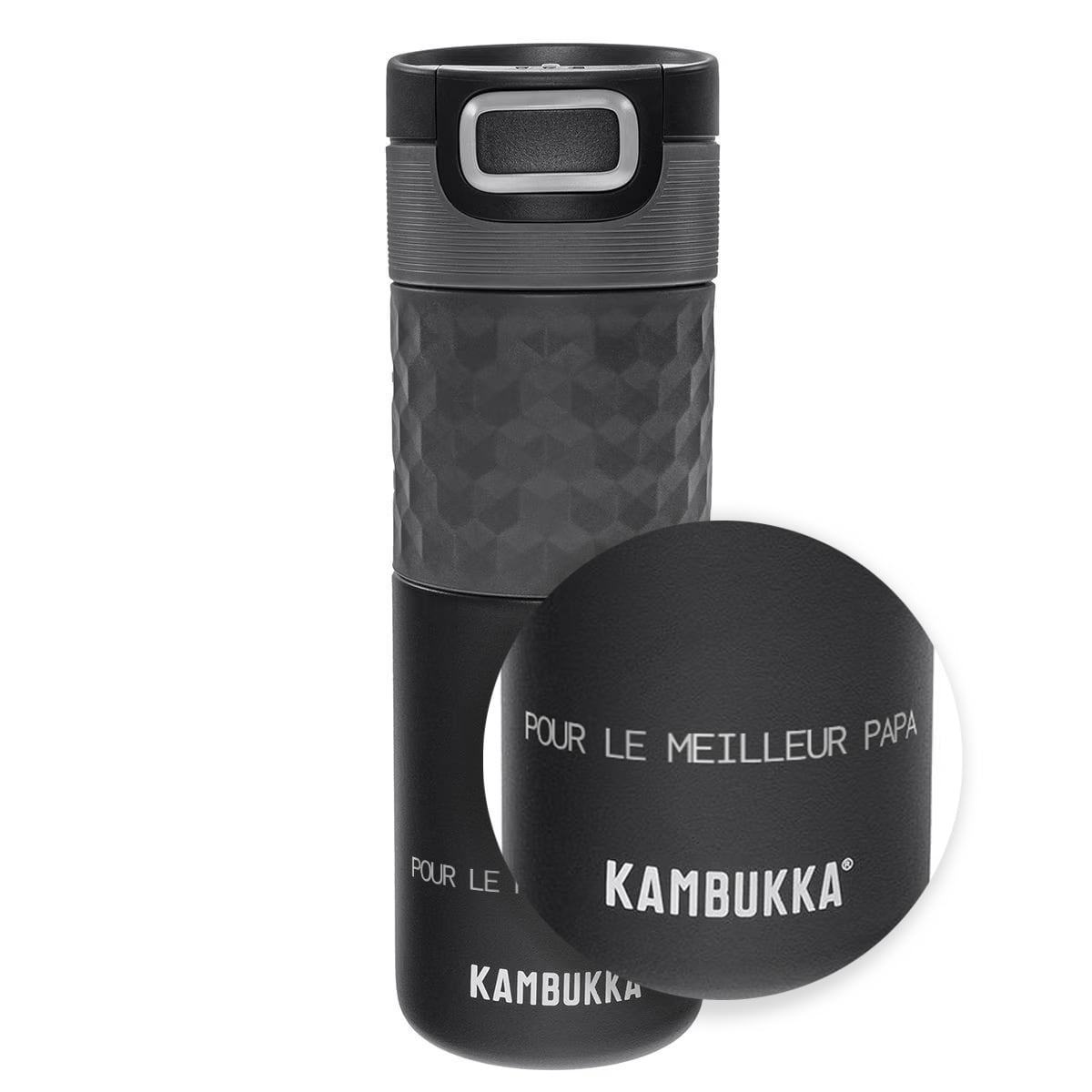 Mug thermique Etna Grip 500 ml Kambukka - Black