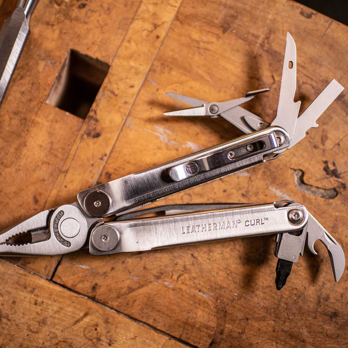 Multitool Curl Leatherman avec holster