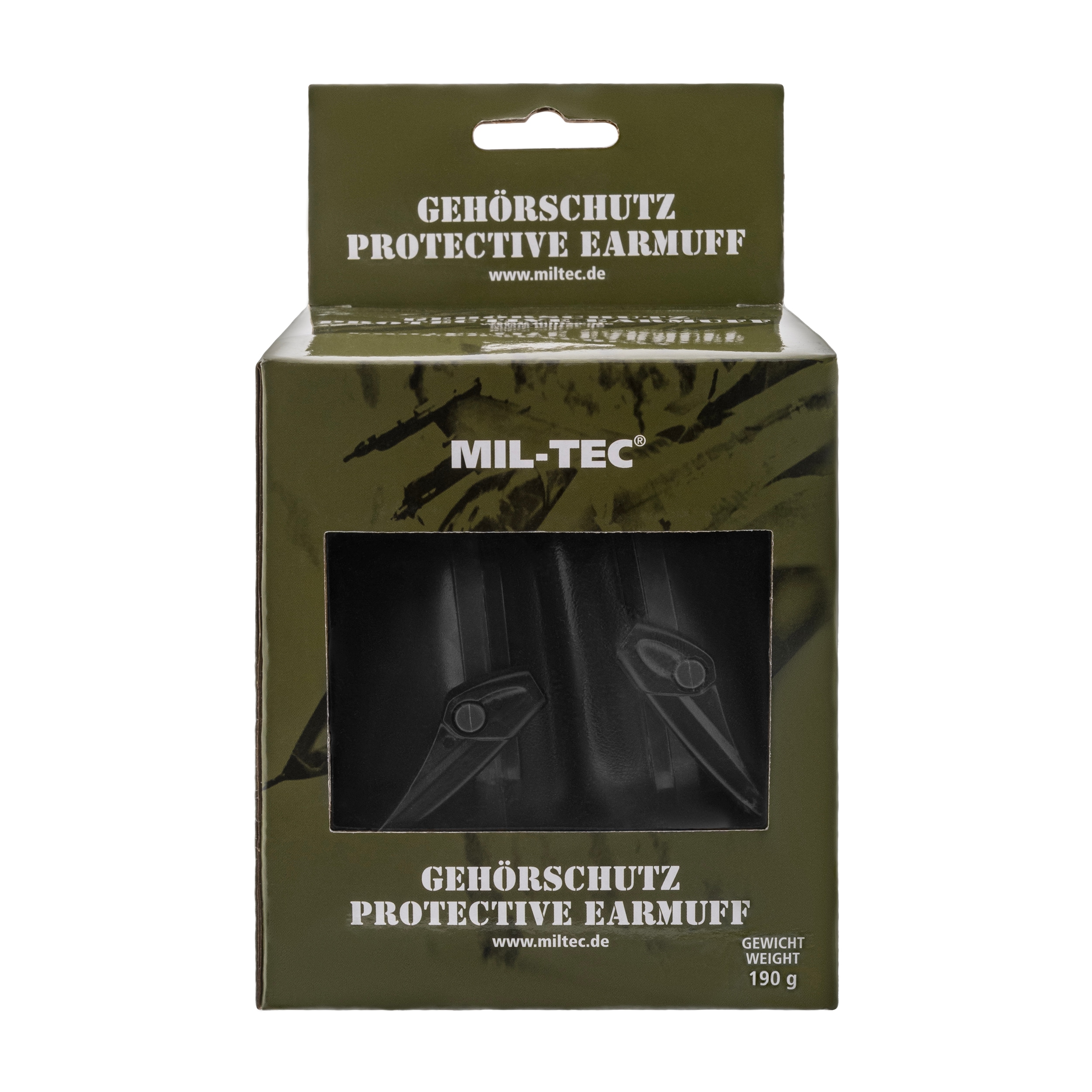 Protecteurs auditifs passifs Mil-Tec - Black