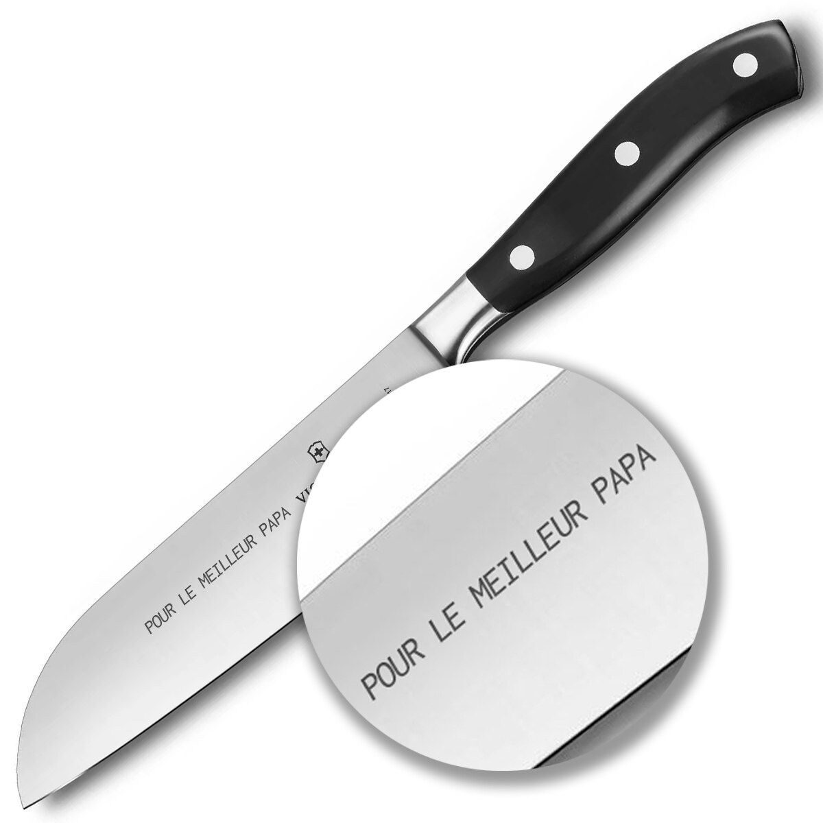 Couteau de cuisine Grand Maitre Santoku Victorinox - Black