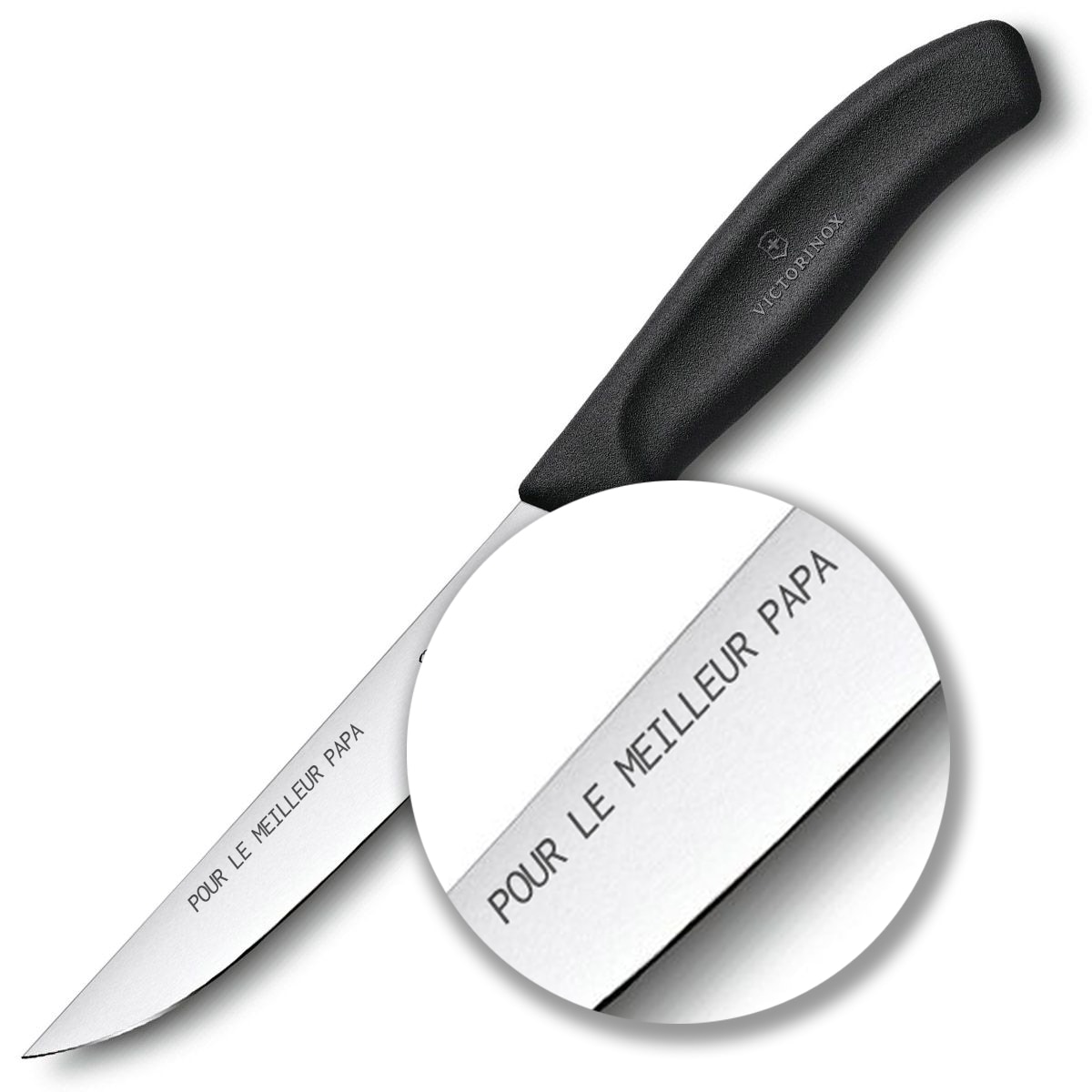 Couteau de cuisine à portionner 15 cm Swiss Classic Victorinox - Black