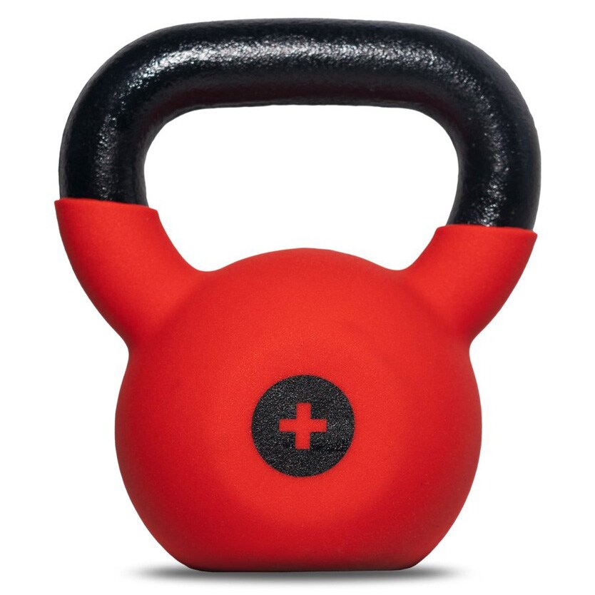 Haltère (Kettlebell) en fonte 12 kg avec revêtement en caoutchouc Thorn+Fit