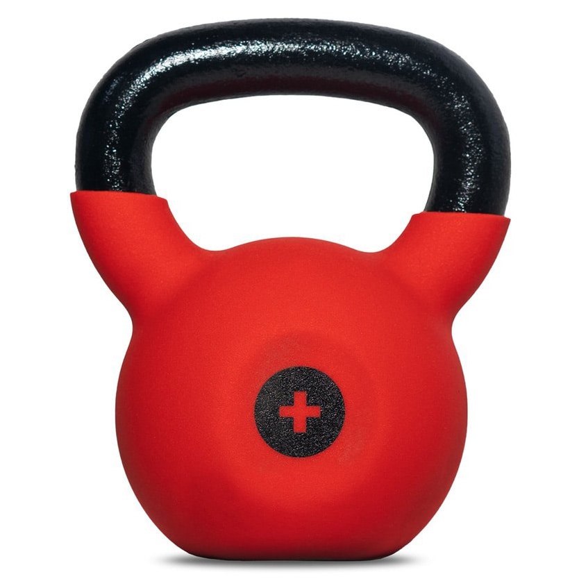Kettlebell en fonte 16 kg avec revêtement en caoutchouc Thorn+Fit